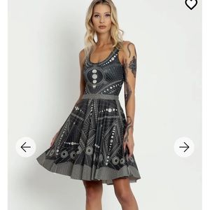 Blackmilk Moon Phases Scoop dress
